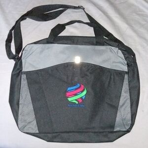 New Black & Grey Laptop Bag